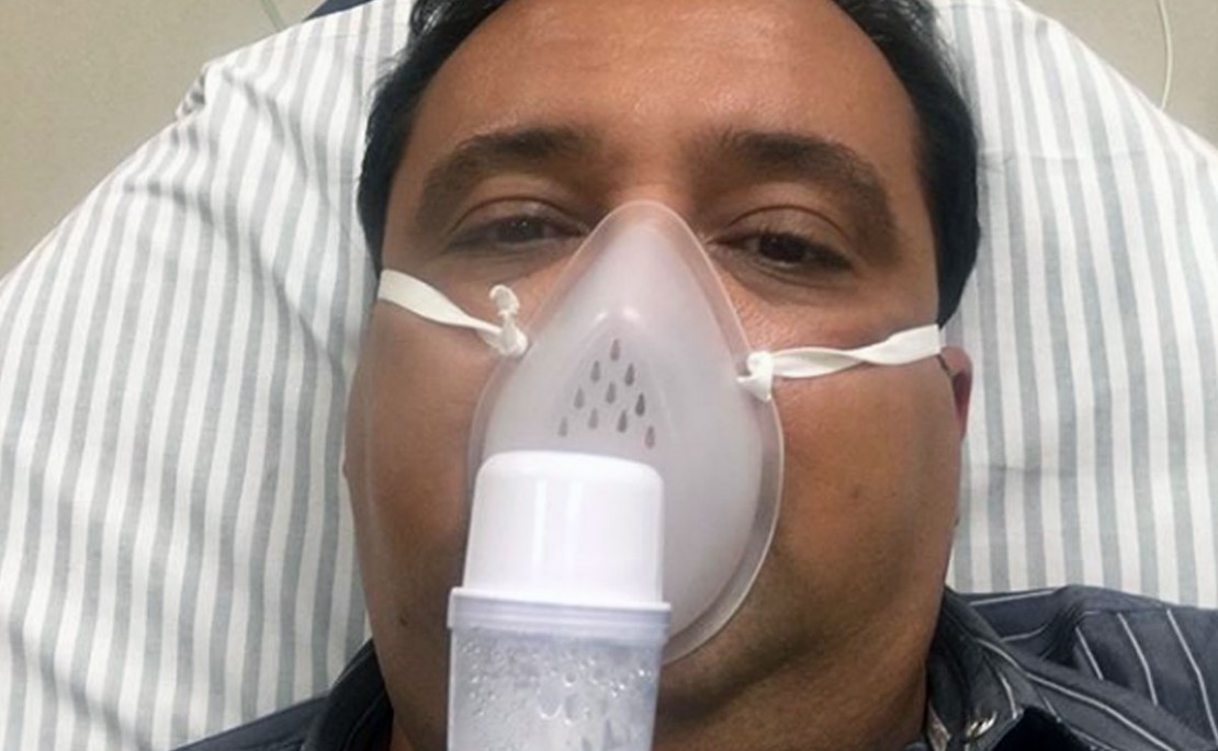 Geraldo Luís passa mal e assusta seguidores em rede social. Foto: Reprodução Instagram