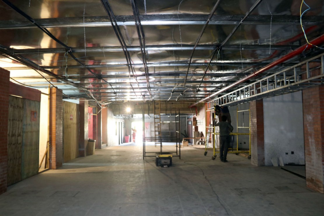 Subsolo, onde devem ficar as lojas e banheiros. Foto: Divulgação SMCS/Lucília Guimarães