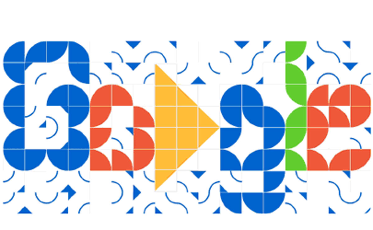 Athos Bulcão é o homenageado do Google nesta segunda-feira. Foto: Reprodução.