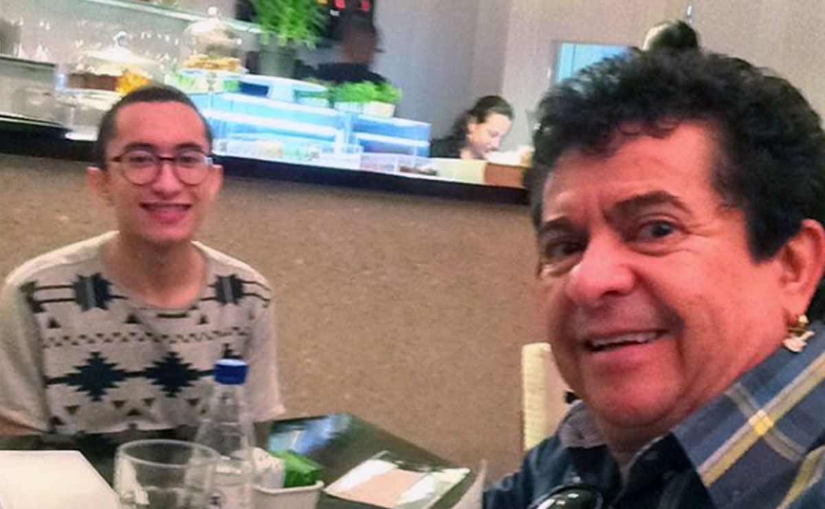 Instagram de Solimões está bombando com a relação positiva com o filho! Foto: Reprodução/Instagram.