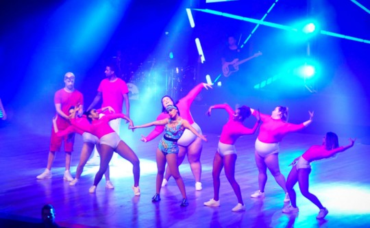 Show das Poderosinhas agitou o Positivo. Foto: Eder Machado/Divulgação Like Entretenimento.