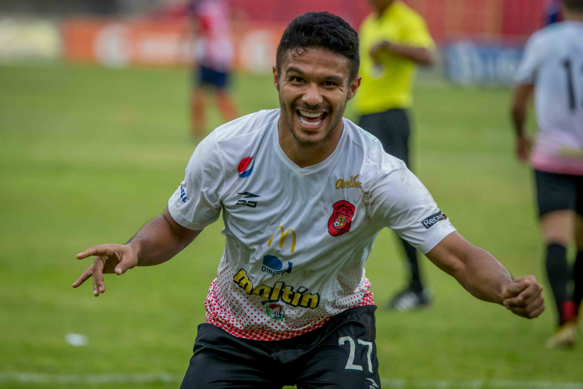 Arrieta já marcou nove gols pelo Caracas em 2018 e é um dos destaques do time. Foto: Divulgação/Caracas