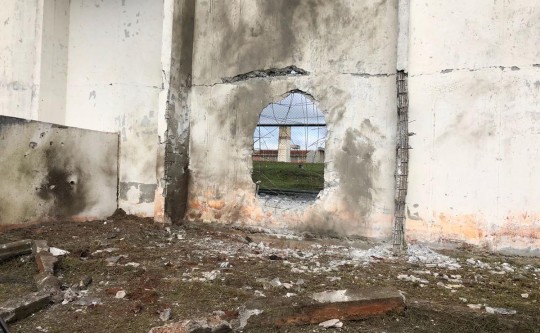 Para a fuga, o grupo abriu um buraco em uma das paredes da penitenciária com explosivos. Foto: Divulgação/Depen.