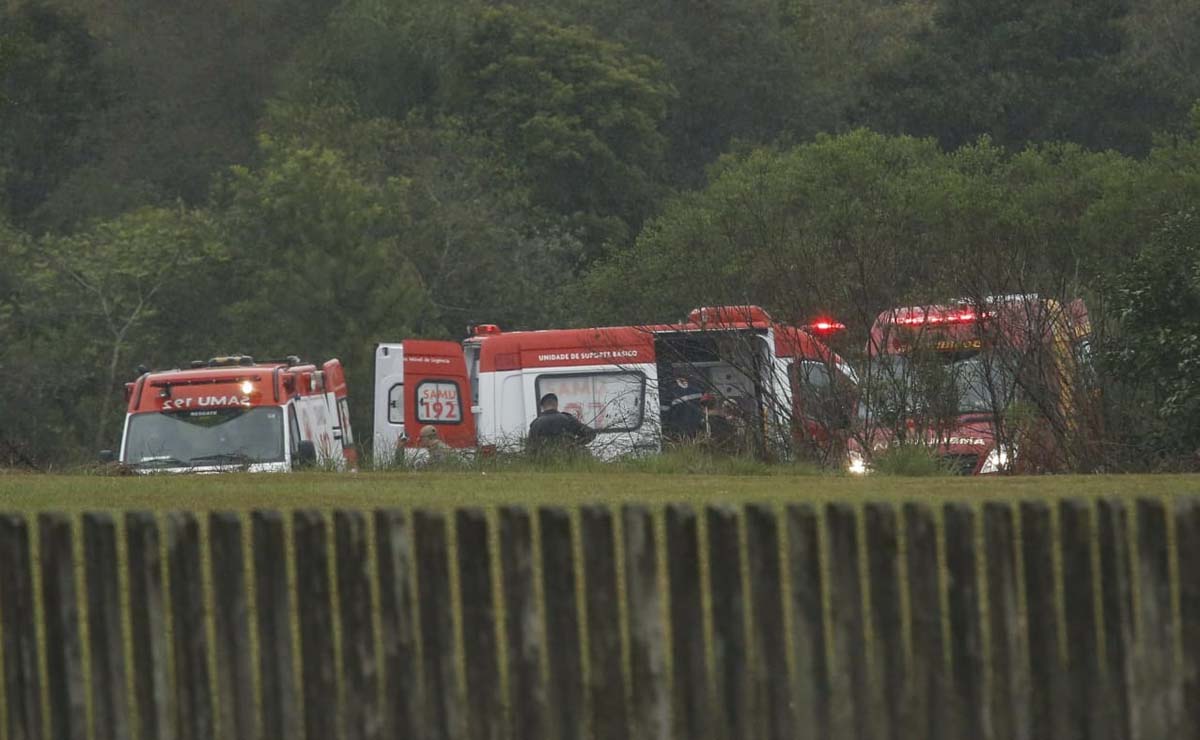 Policiais ficam feridos em treinamento com explosivos na Grupo Antibombas na Academia Policial Militar do Guatupê (APMG).
