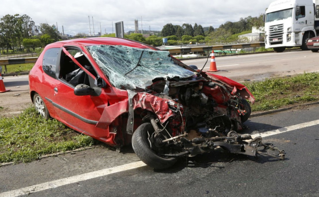Acidente grave em Araucária, na Região Metropolitana de Curitiba.