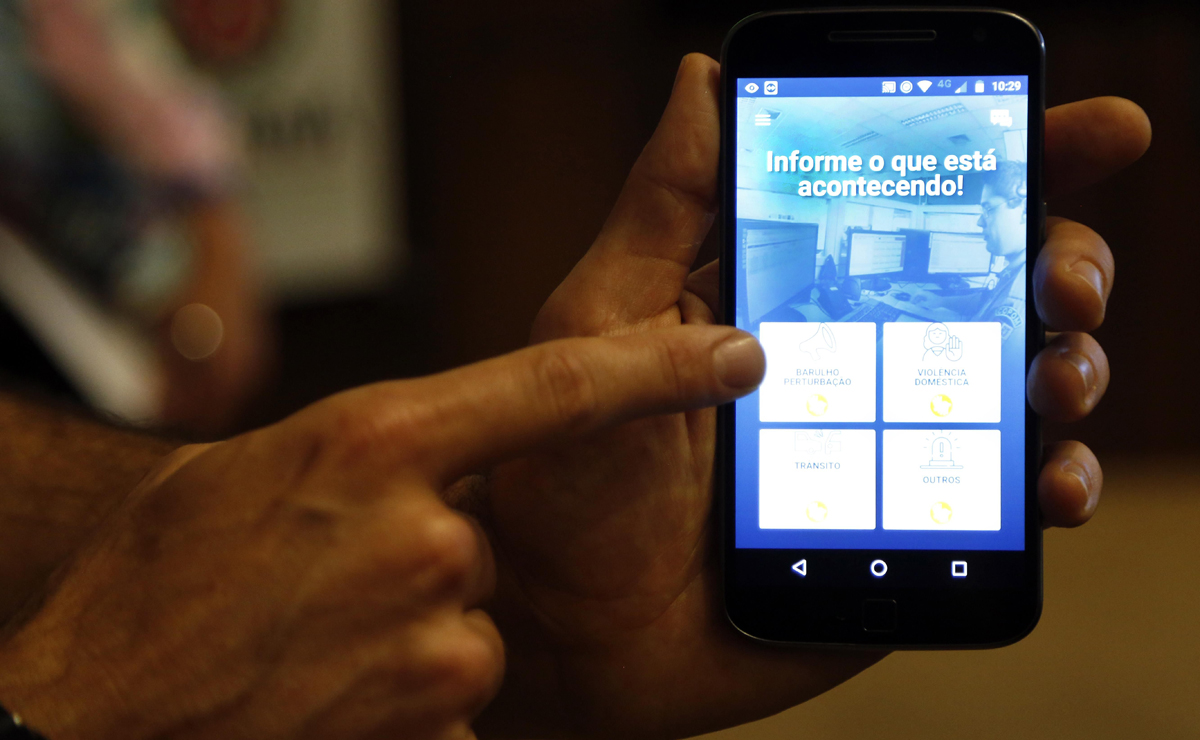 PM-PR lança aplicativo para receber registros de ocorrência da população.