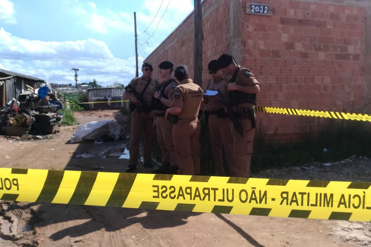 Crime foi registrado no bairro Capela Velha, em Araucária. Foto: Marco Charneski