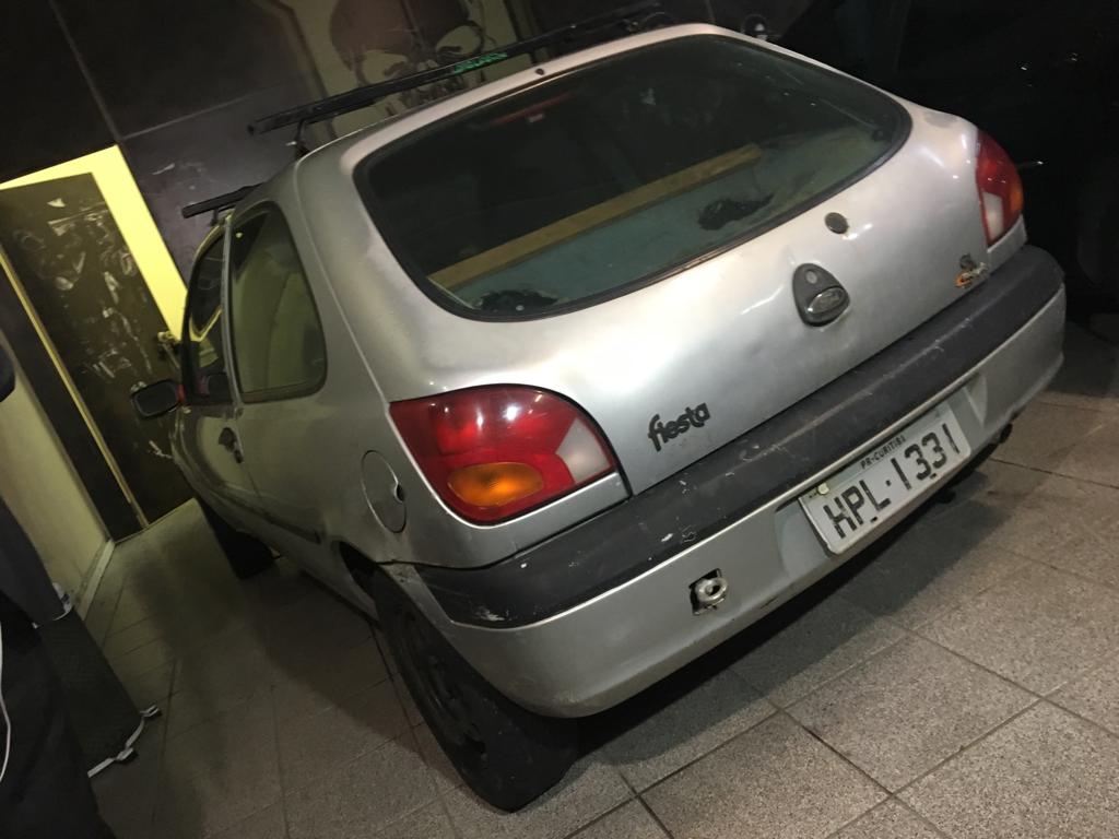 Carro que segundo a polícia, teria sido usado durante o crime. Foto: Divulgação/Polícia Civil