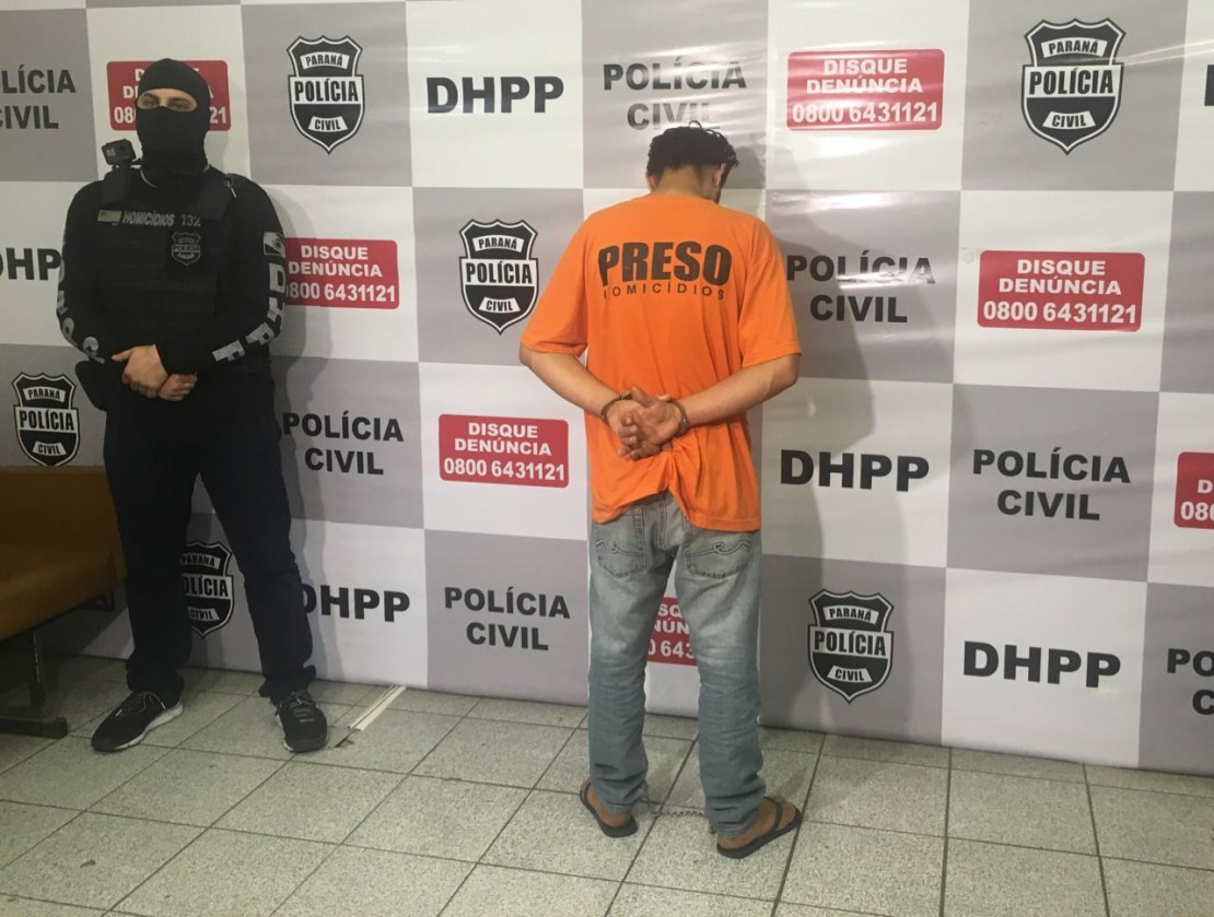 Suspeito de tentar matar o próprio pai. Foto: Divulgação/Polícia Civil