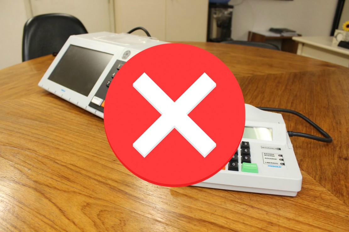 Urna eletrônica. Imagem ilustrativa. Foto: TRE-RJ. Montagem: Tribuna do Paraná