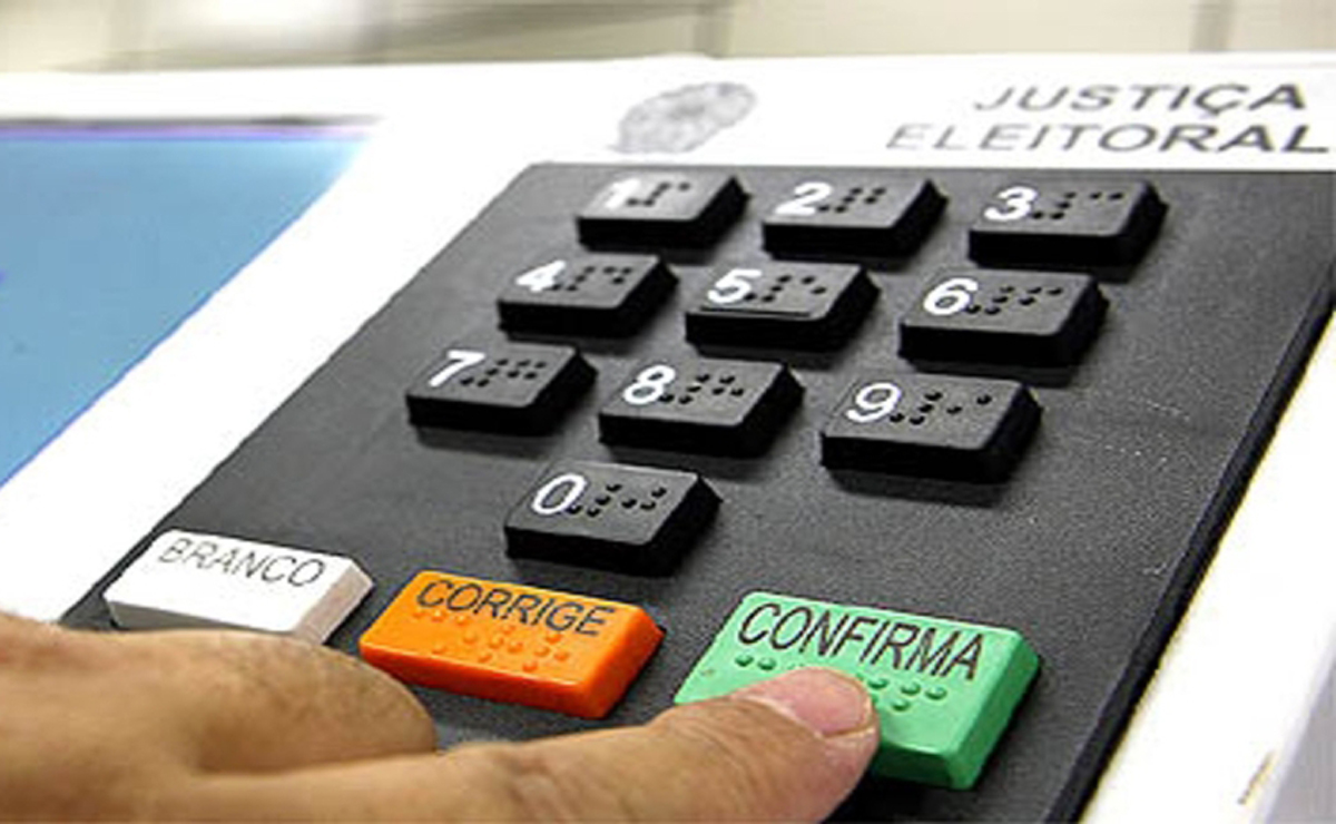 Urna eletrônica para eleições 2018.