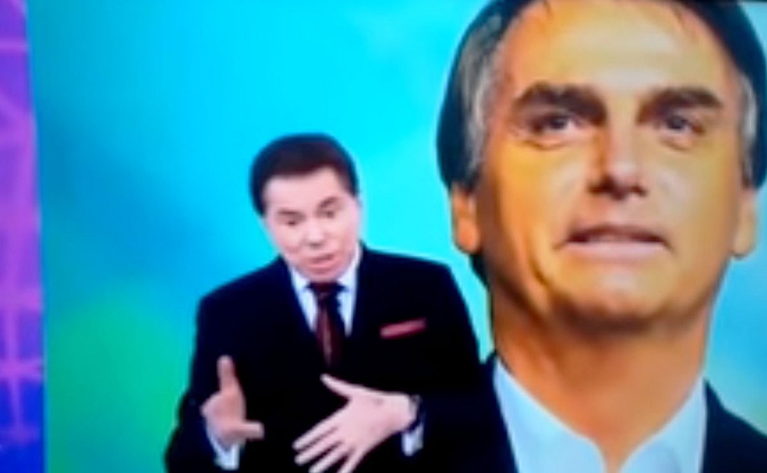 Falando por telefone no programa Teleton, Silvio Santos sugeriu 8 anos de Bolsonaro e mais 8 com Sérgio Moro.
