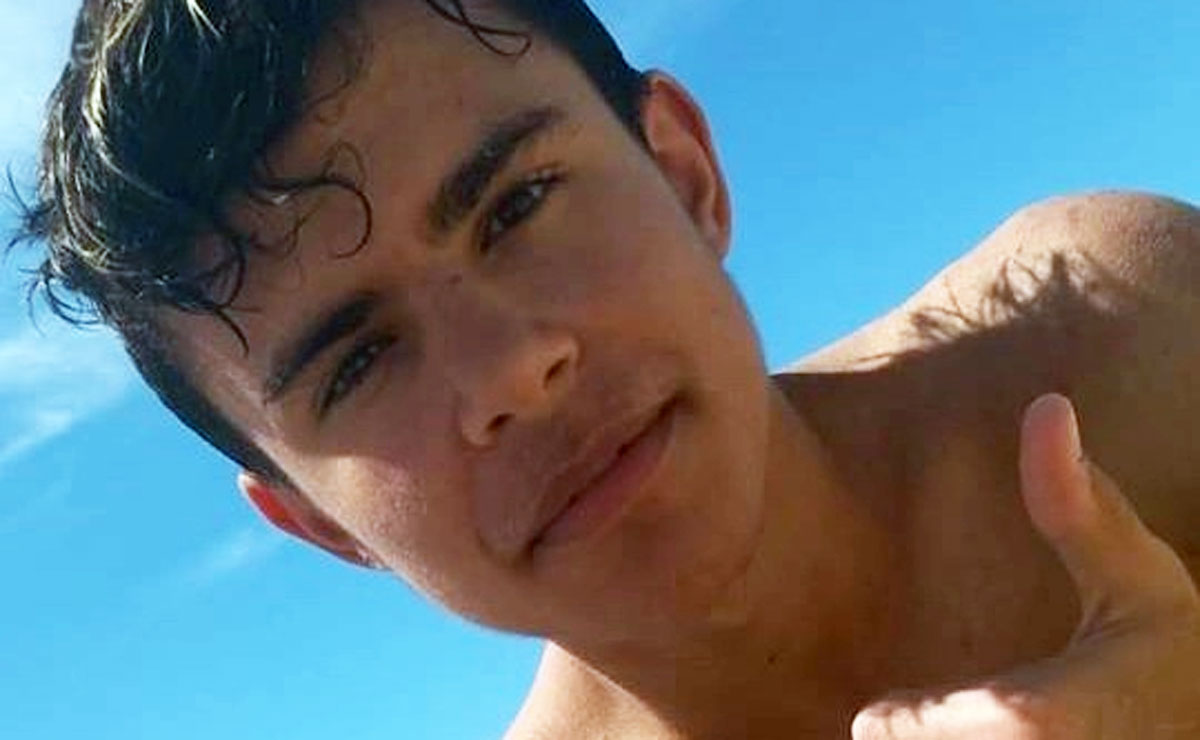 Wellington Bruno Kluger Moreira, 13 anos, foi encontrado morto no mar, mas em Matinhos, a mais de 10 quilômetros de distância de onde sumiu. Foto: Reprodução/Facebook.