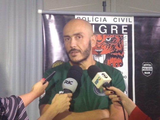 Cristiano Quintas, delegado-adjunto do Tático Integrado de Grupos de Repressões Especial (Tigre). Foto: Divulgação/Polícia Civil.