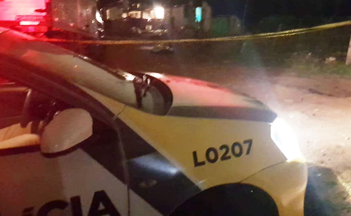 Rapaz morreu com um tiro no rosto em São José dos Pinhais. Foto: Colaboração/Rede News.