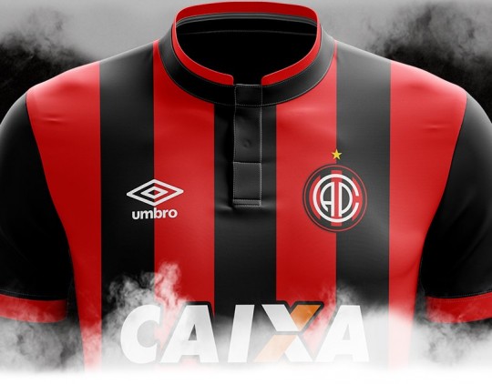Um dos esboços de camisa para o Atlético. Foto: Reprodução