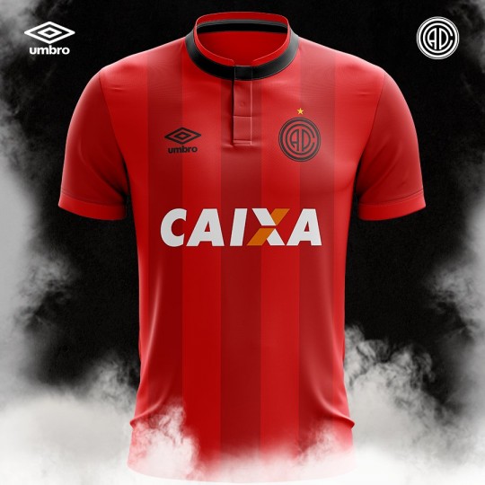 Um dos esboços de camisa para o Atlético. Foto: Reprodução