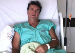 Cuca se recupera em hospital de Curitiba. Foto: Arquivo Pessoal