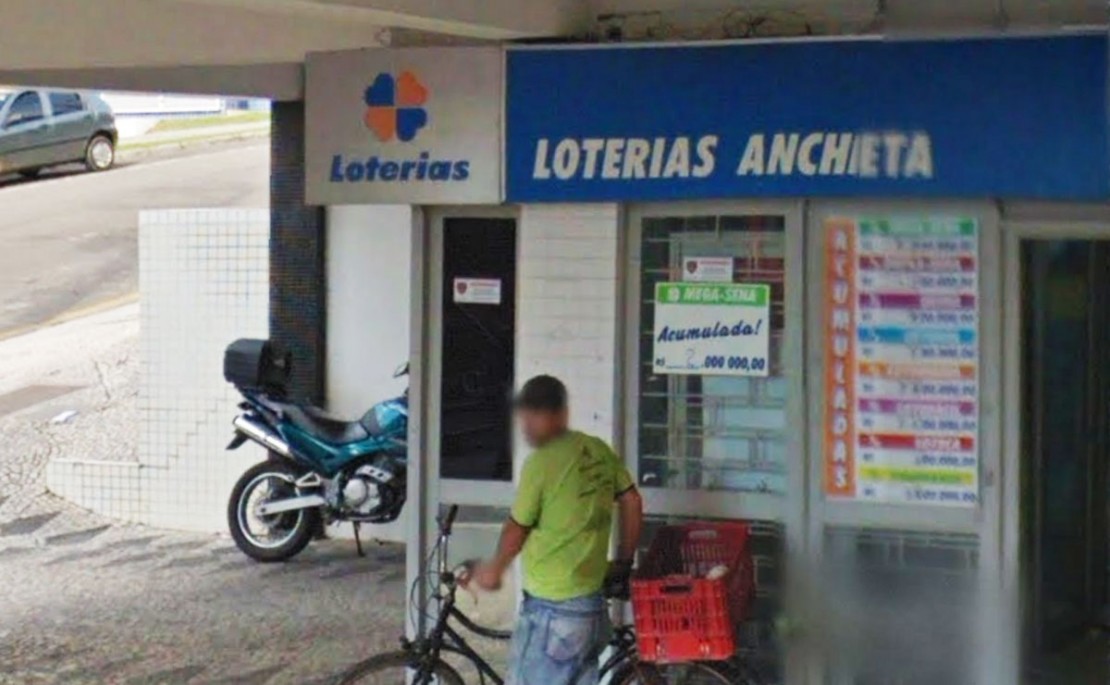Aposta que faturou prêmio milionário da Lotofácil em Curitiba fica no Bigorrilho. Foto: Reprodução/Google.
