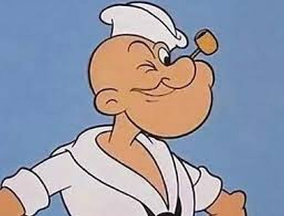 O antigo Popeye, com o cachimbo. Foto: Wikimedia