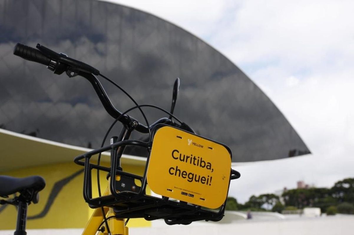 Projeto da startup brasileira Yellow é único e já está em outras sete cidades. Foto: Cassiano Rosario/Gazeta do Povo