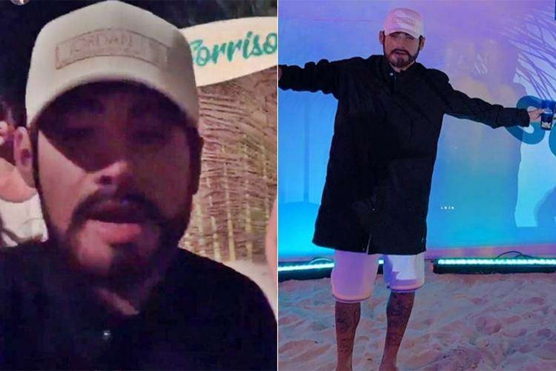 Neymar curtiu o Réveillon mascarado para fugir do assédio dos fãs. Foto: Reprodução/Instagram