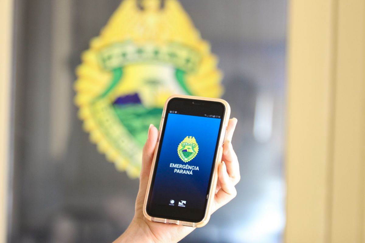 A PM lançou o APP 190 – Emergência Paraná para o sistema iOS. Versão para Android havia sido lançada no início de outubro do ano passado. Foto: Soldado Priscilla Carvalho/Divulgação