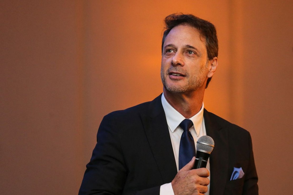 Cláudio Stábile, Presidente da SANEPAR durante Paraná Day, evento realizado em Curitiba com a presença de mais de 100 investidores do País e do exterior. Foto: Geraldo Bubniak/ANPr