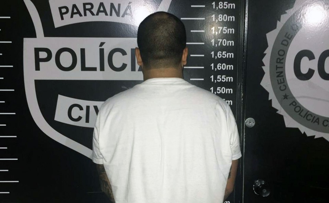 O flagra foi em Telêmaco Borba, cidade que fica a 250 quilômetros da capital paranaense. Foto: Divulgação/Polícia Civil.