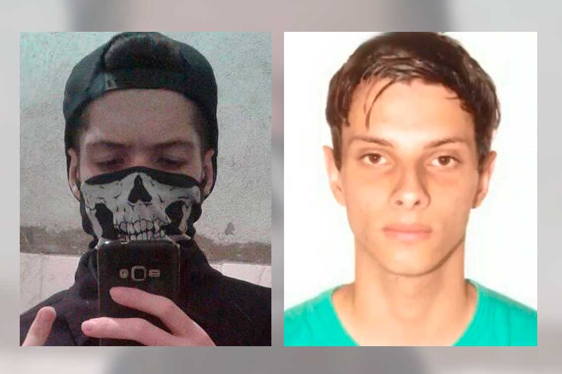 G.T.M., de 17 anos e Luiz Henrique de Castro, de 25 foram identificados como os atiradores de escola em Suzano Foto: reprodução