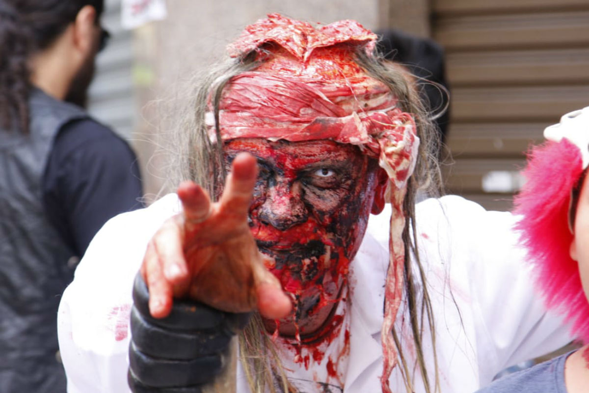 Zombie Walk 2019. Foto: Cassiano Rosário/Gazeta do Povo.