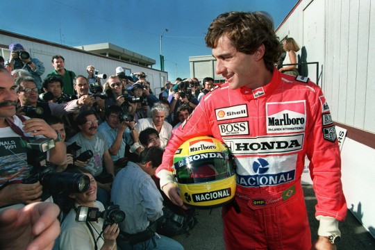 Senna atraía as atenções por onde passava. Foto: Arquivo
