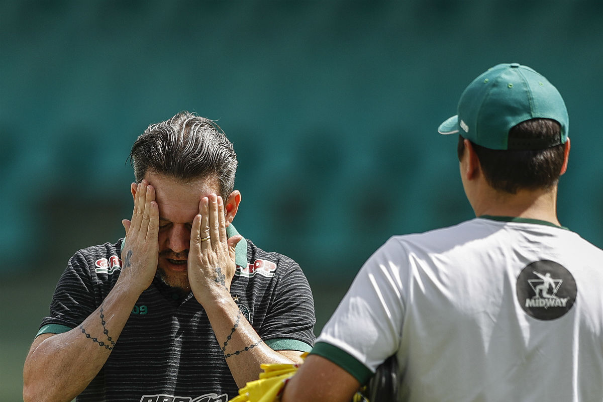 Argel Fucks acabou sendo demitido após a eliminação precoce na Copa do Brasil. Foto: Jonathan Campos.