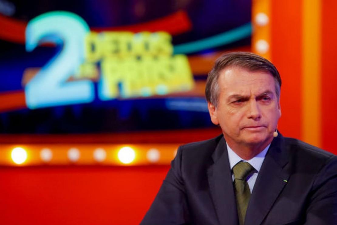 Em conversa com o apresentador Ratinho, Bolsonaro falou em substituir as notas de R$ 50 e R$ 100. Foto: Assessoria/SBT