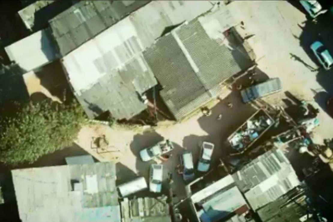 Imagem aérea da favela "Cidade de Deus", no Parolin. Imagem: Divulgação/Polícia Civil