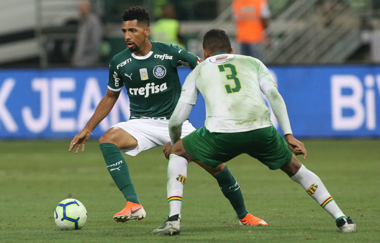 Matheus Fernandes fez só dois jogos pelo Palmeiras e é uma das últimas opções de Felipão. Foto: Divulgação/Palmeiras