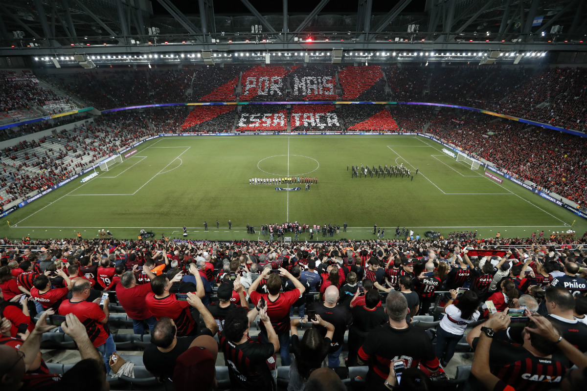 Nova Arena vai se tornando decisiva também. principalmente quando está lotada. Foto: Jonathan Campos