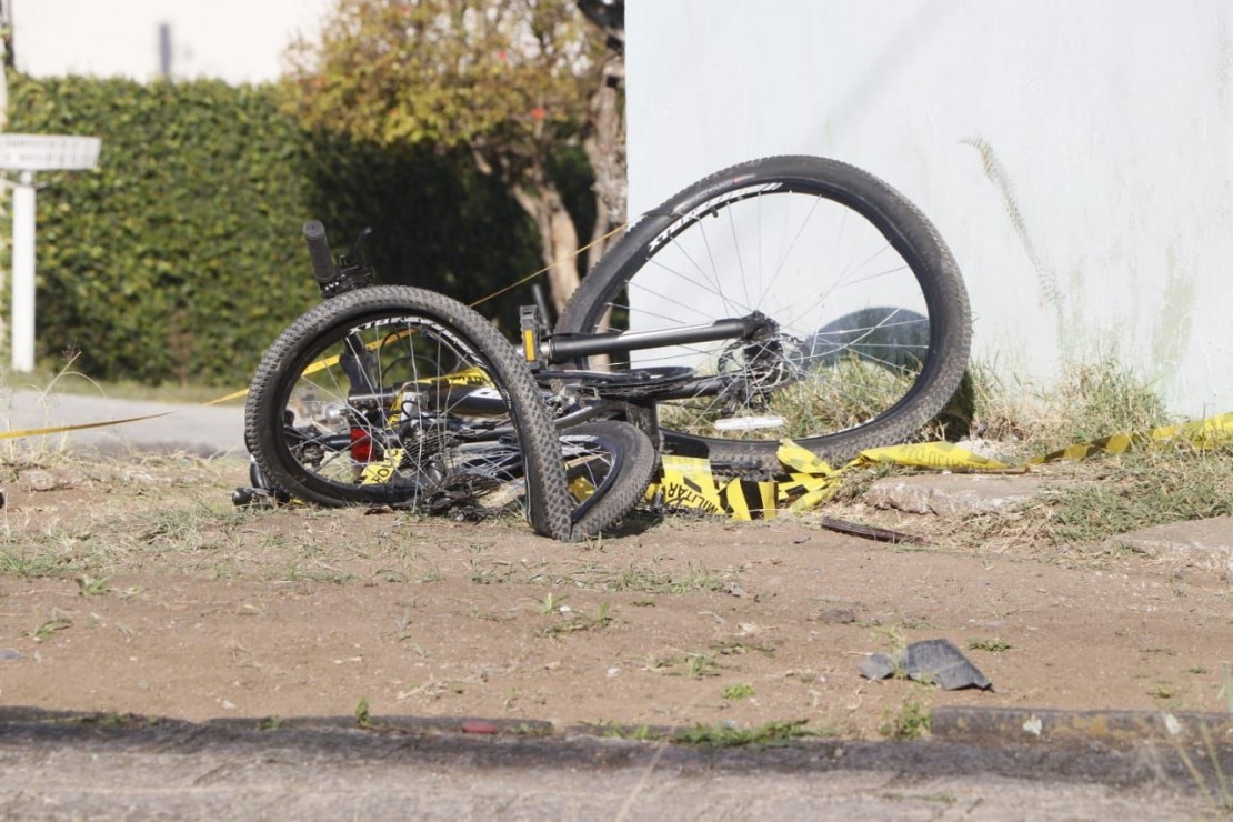 Bicicleta do suspeito também levantou suspeitas dos policiais. Foto: Átila Alberti/Tribuna do Paraná