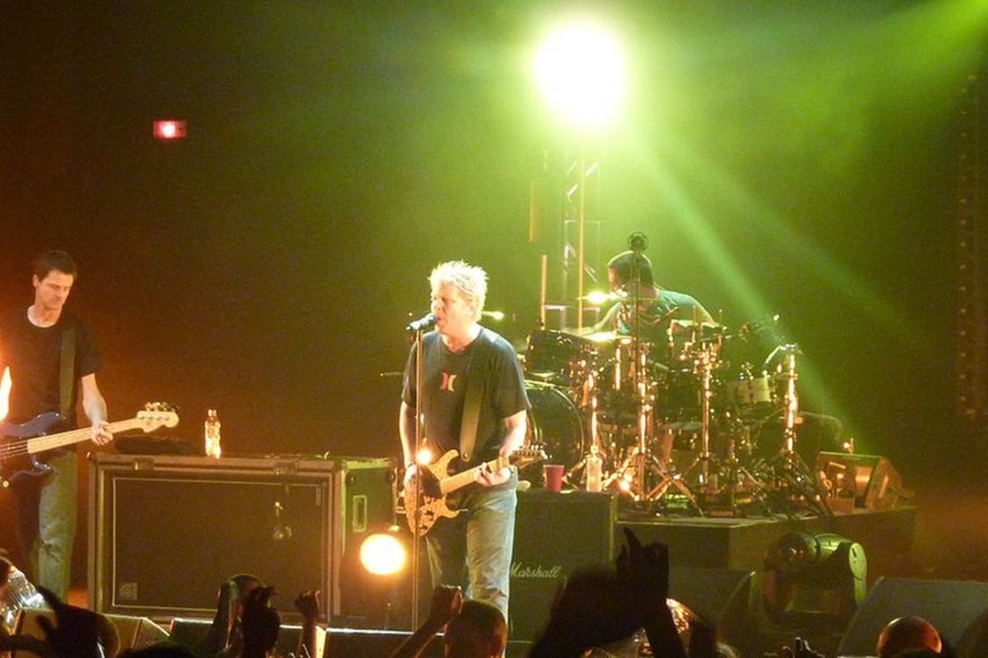 A banda americana The Offspring em apresentação em Londres. Foto: Wikimedia