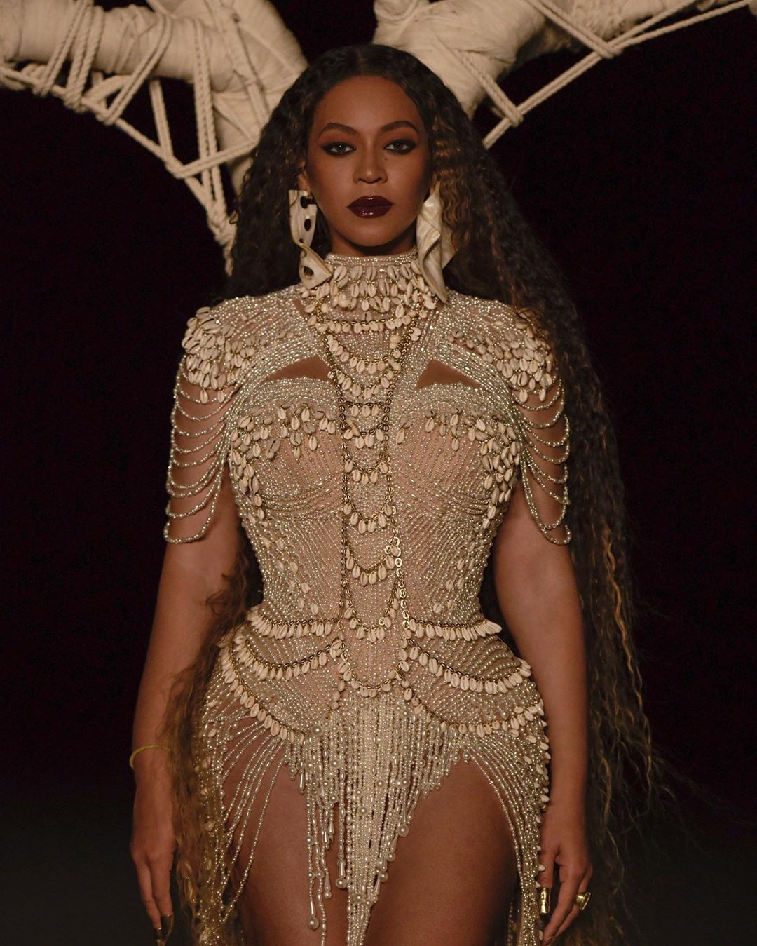Look original de Beyoncé tem mais de 18 mil peças. Foto: Reprodução/Instagram