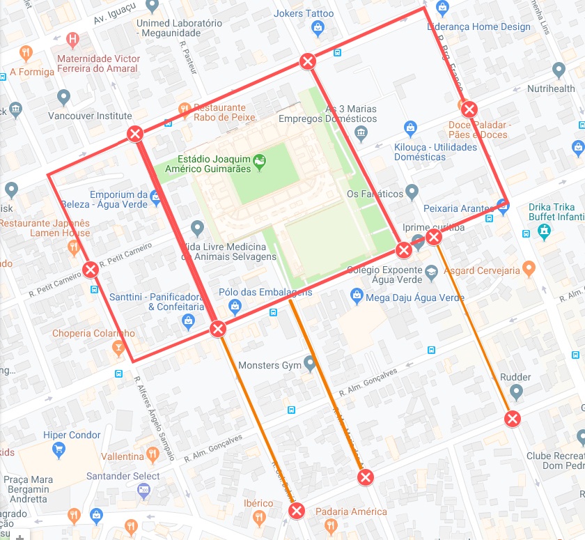 bloqueios-perto-da-arena