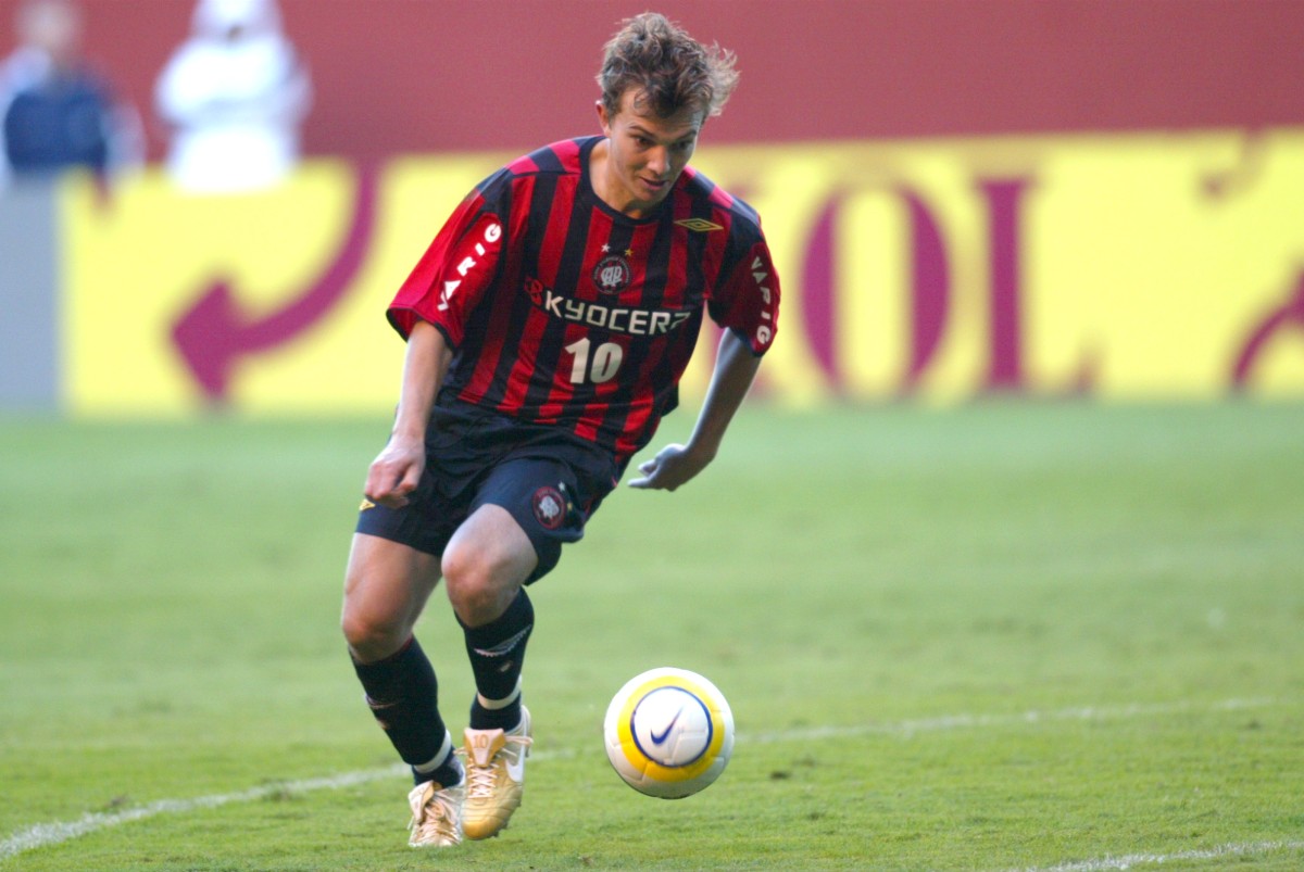 Dagoberto começou a jogar profissionalmente no Athletico. Foto: Valquir Aureliano/Arquivo