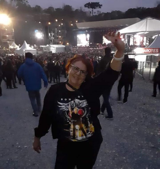 Maria Lizete disse ter aproveitado mais que os jovens. Foto: Arquivo Pessoal.