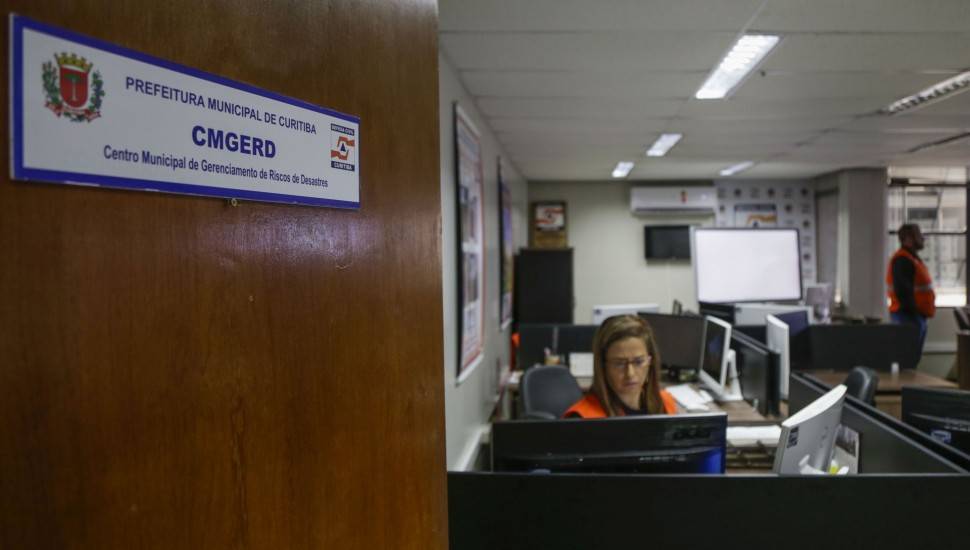 Inauguração do Centro Municipal de Gerenciamento de Riscos de Desastres, na Secretaria Municipal da Defesa Social e Trânsito. Foto: Pedro Ribas/SMCS