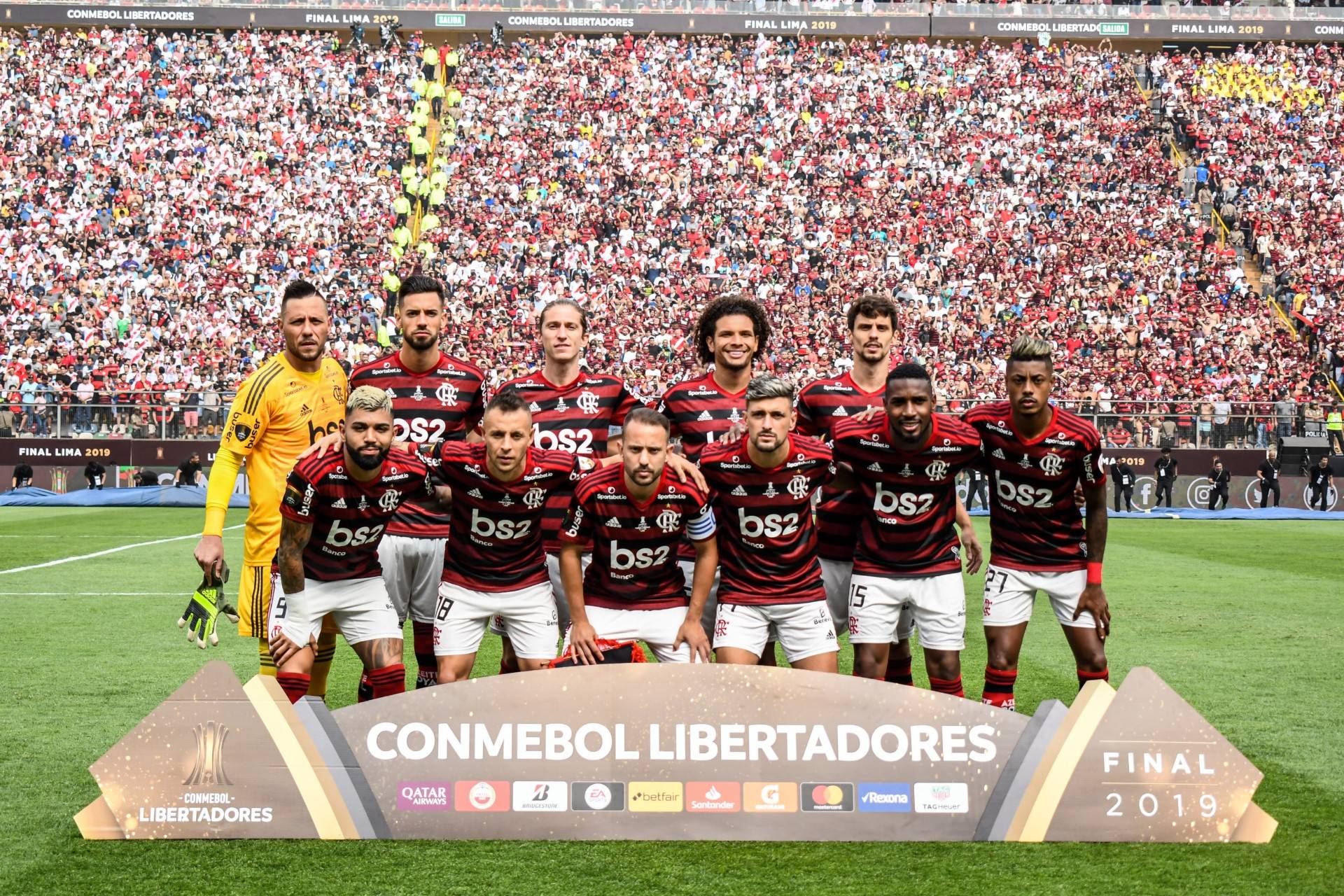 Flamengo é bicampeão da Libertadores. Foto: Alexandre Neto/Estadão Conteúdo