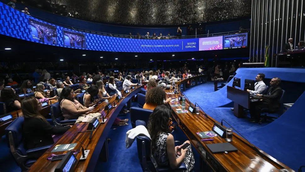 Plenário do Senado Federal: vagas do Paraná no Senado estão longe de ter dono. Foto: Carlos Moura/Agência Senado