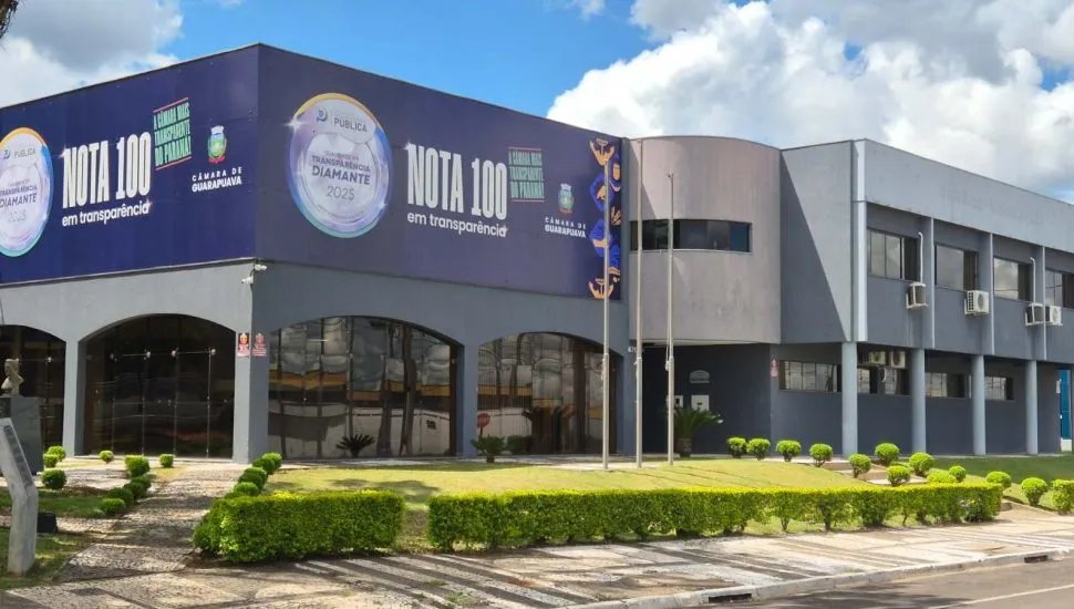 Câmara municipal de Guarapuava. Foto: Diretoria de Comunicação da Câmara municipal de Guarapuava
