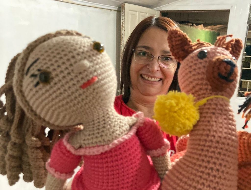 Amigurumis são doados para crianãs internadas no Hospital Erastinho