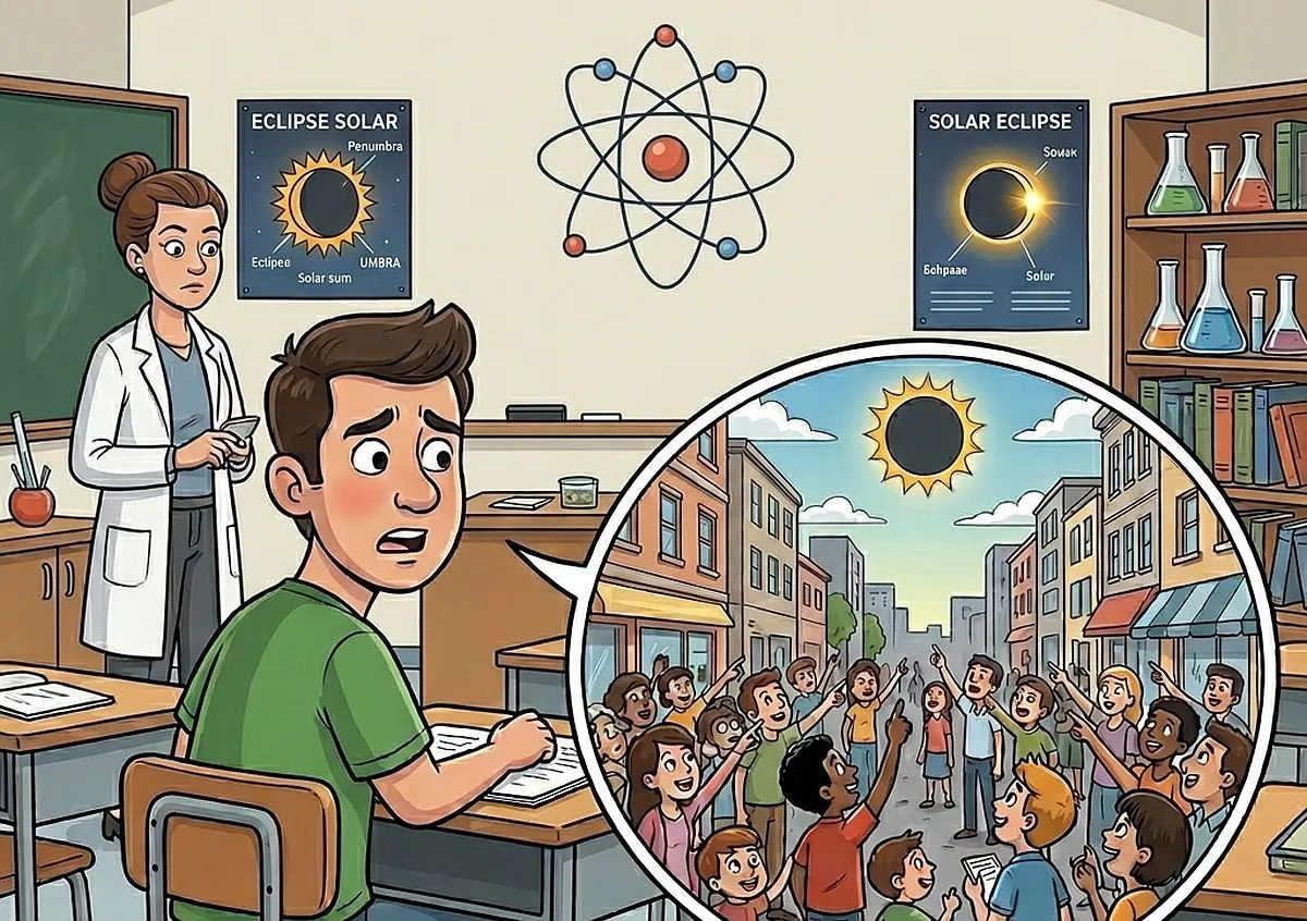 Eclipse solar? Joãozinho dá a dica sobre o que fazer