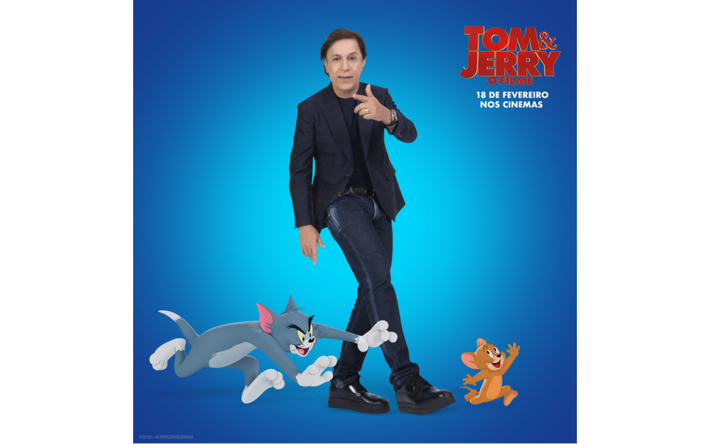 Tom Cavalcanti aparece em campanha de divulgação de Tom & Jerry o Filme